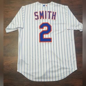 Nike New York Mets #2 Dominic Smith Home Jersey Men Size M  $135 Retail New auth